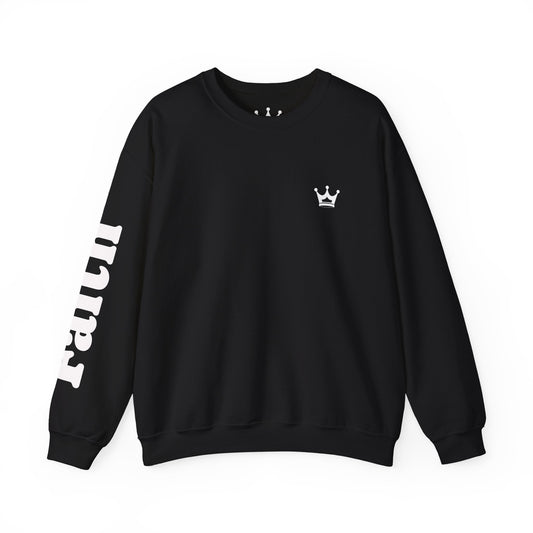 Christian Crewneck Sweatshirt — "You Need Jesus." Back Print with Faith Sleeve