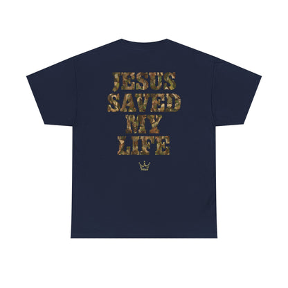 Jesus Saved My Life T-Shirt — Christian Faith Graphic Tee