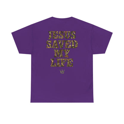 Jesus Saved My Life T-Shirt — Christian Faith Graphic Tee