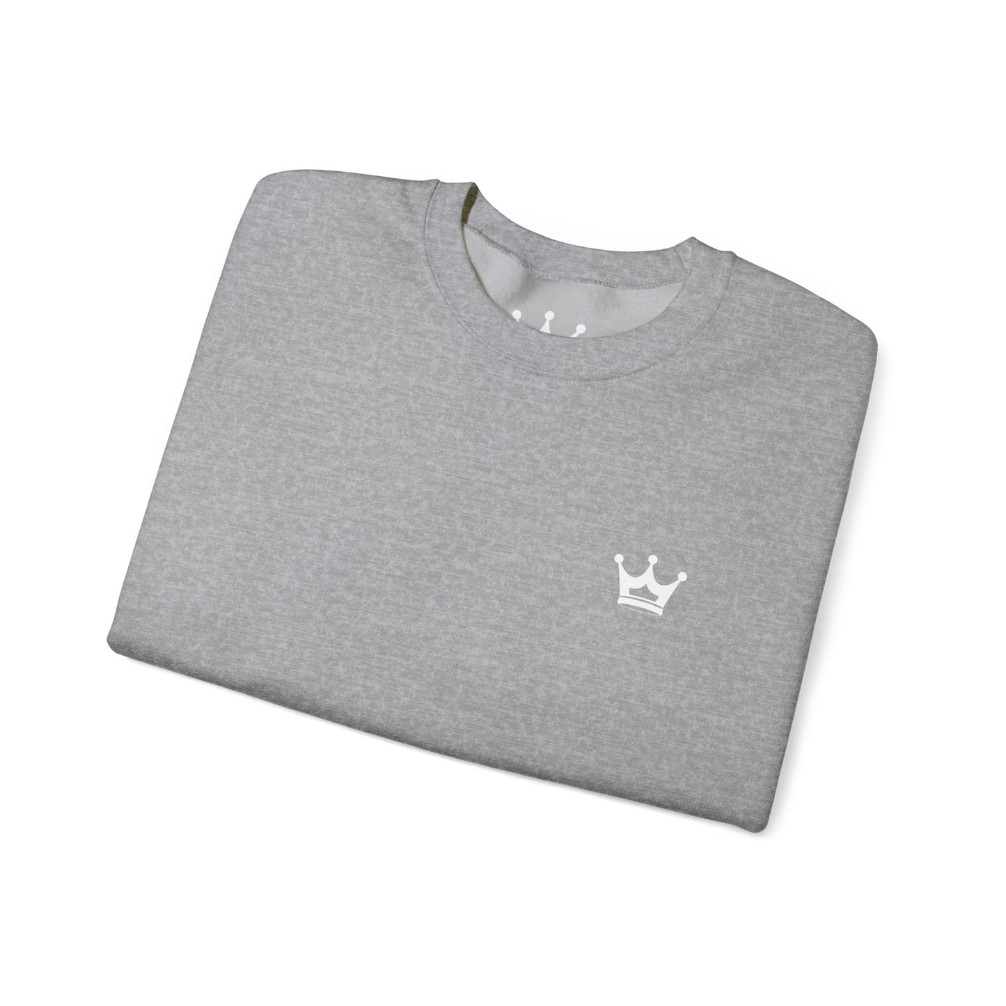 Christian Crewneck Sweatshirt — "You Need Jesus." Back Print with Faith Sleeve