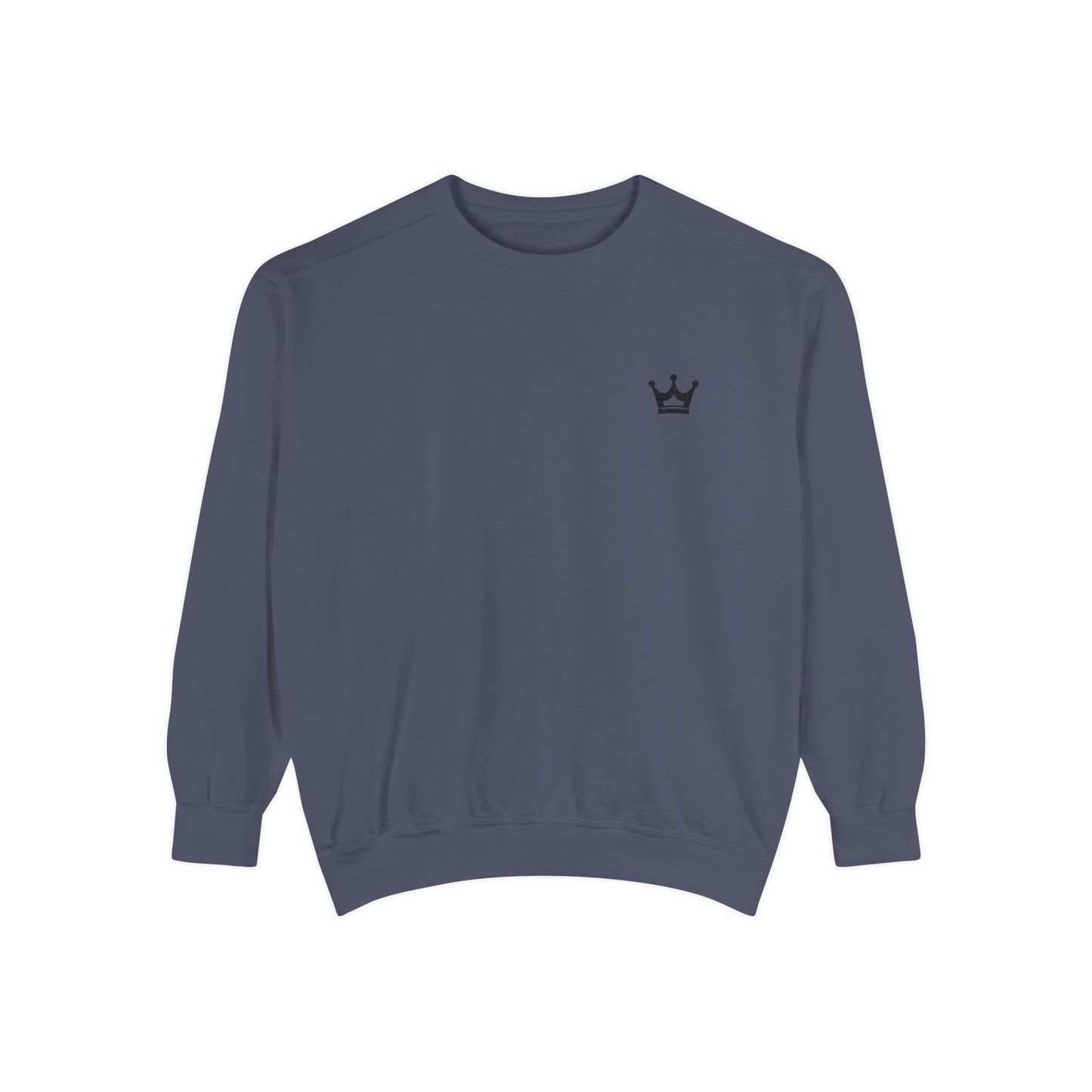 Crown Minimalist Sweatshirt — Small Chest Crown Logo