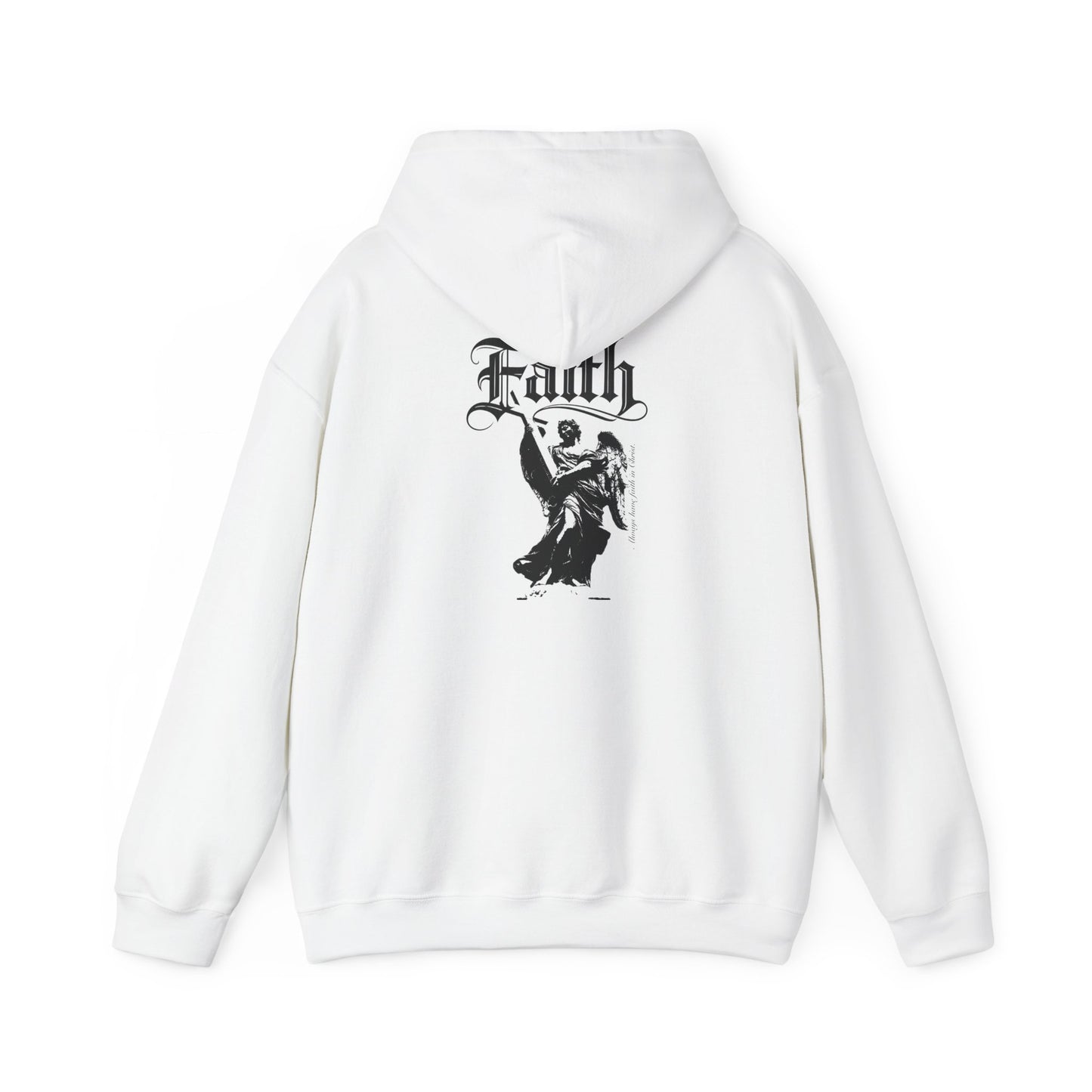 Copy of Faith Gothic Hoodie — Angel Graphic Religious Streetwear