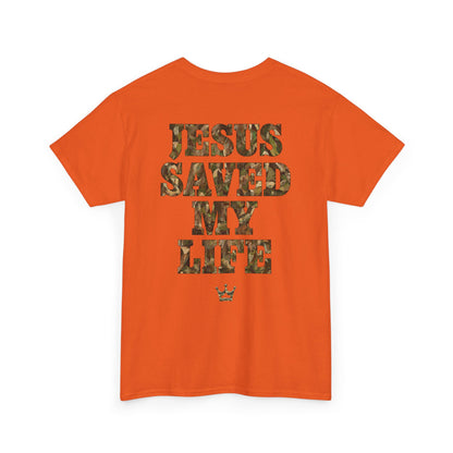 Jesus Saved My Life T-Shirt — Christian Faith Graphic Tee