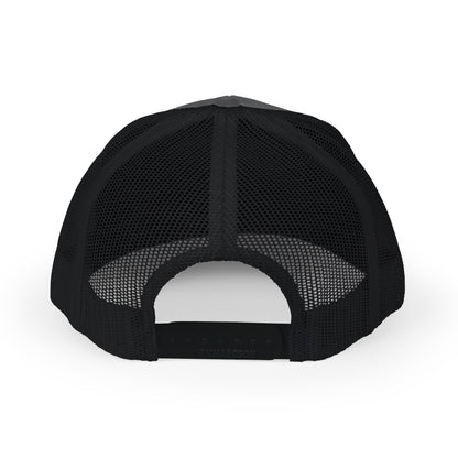 Embroidered Cross Snapback Trucker Hat
