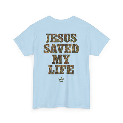 Jesus Saved My Life T-Shirt — Christian Faith Graphic Tee