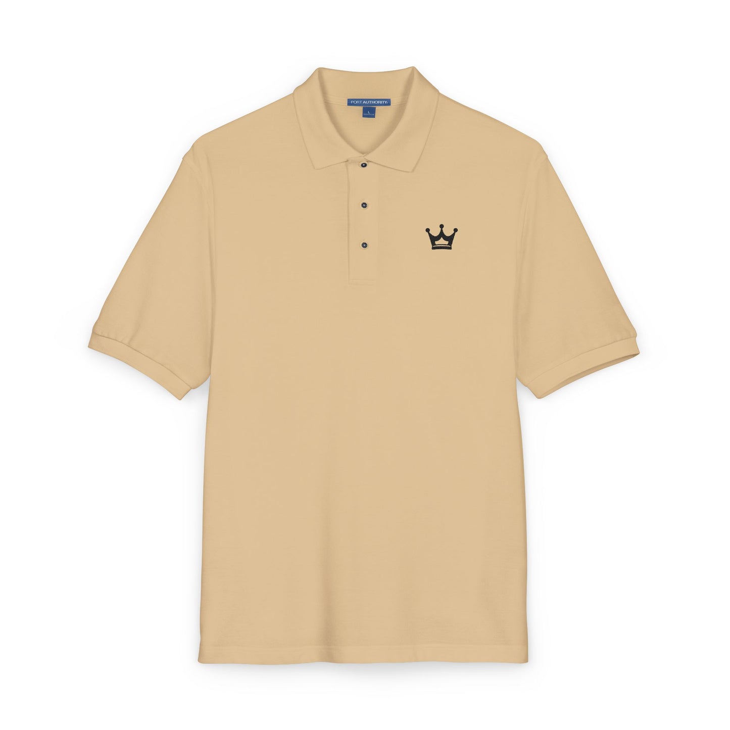Embroidered Crown Polo Shirt — Classic Men's/Women's Short-Sleeve Golf Polo