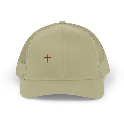 Embroidered Cardinal Star Trucker Cap