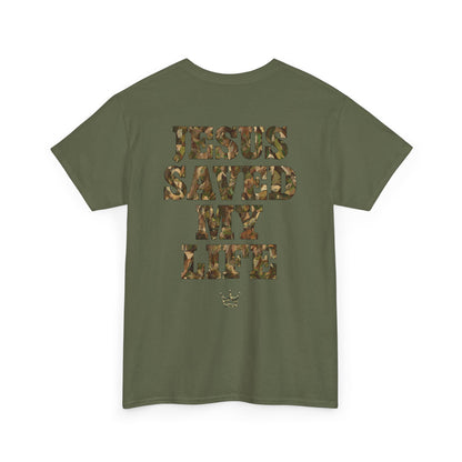 Jesus Saved My Life T-Shirt — Christian Faith Graphic Tee