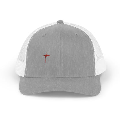 Embroidered Cardinal Star Trucker Cap