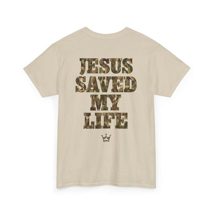 Jesus Saved My Life T-Shirt — Christian Faith Graphic Tee