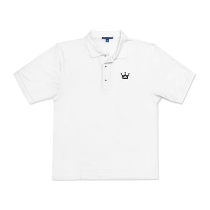 Embroidered Crown Polo Shirt — Classic Men's/Women's Short-Sleeve Golf Polo