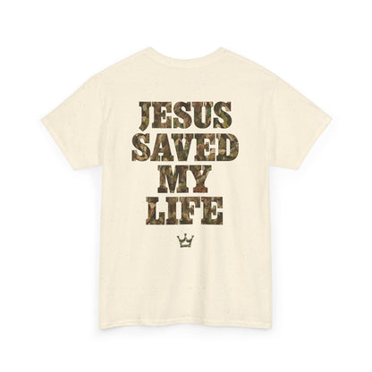 Jesus Saved My Life T-Shirt — Christian Faith Graphic Tee
