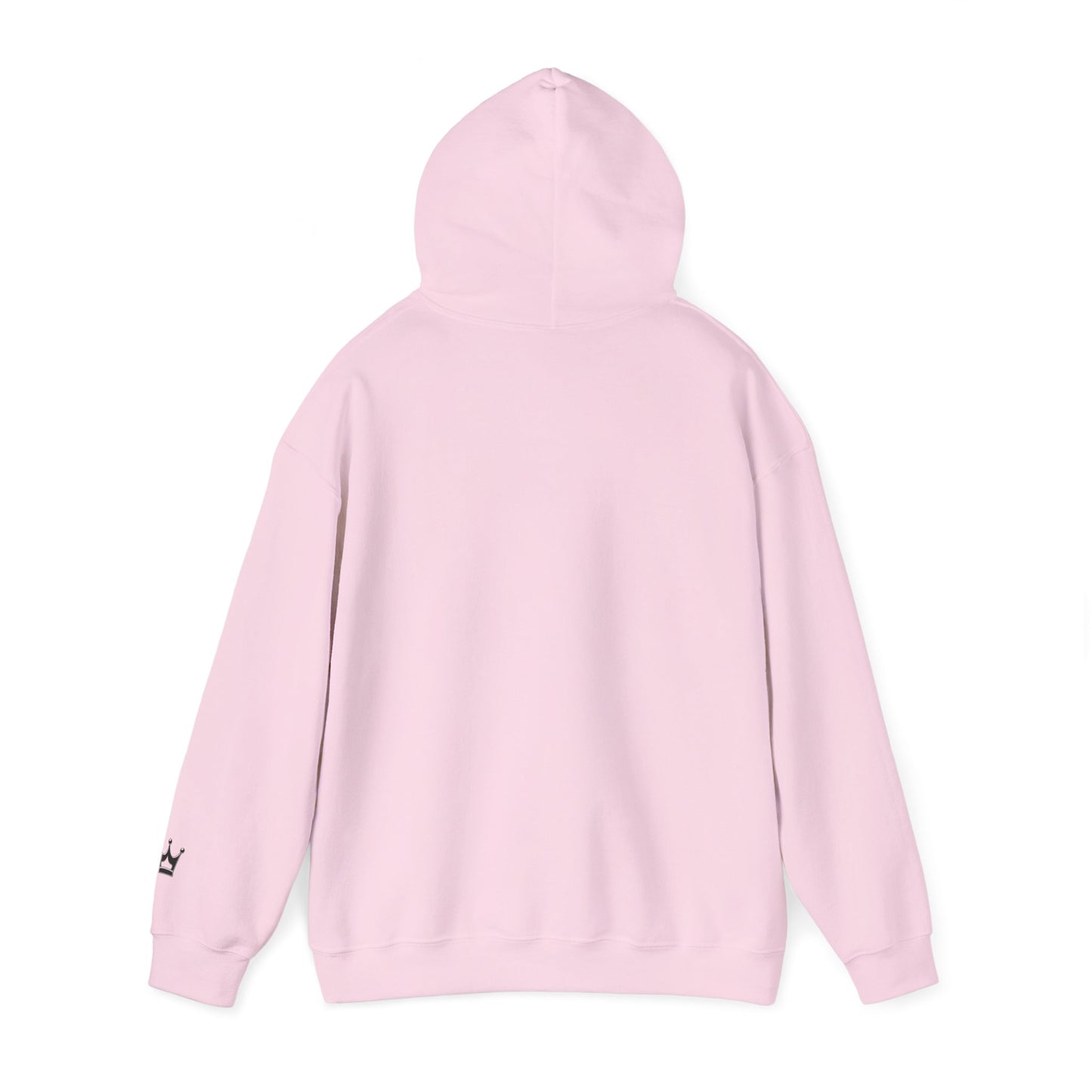 Faith Script Hoodie — Inspirational Christian Pullover with Cross Accent