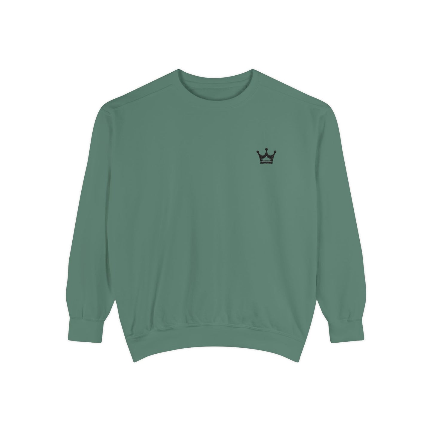 Crown Minimalist Sweatshirt — Small Chest Crown Logo