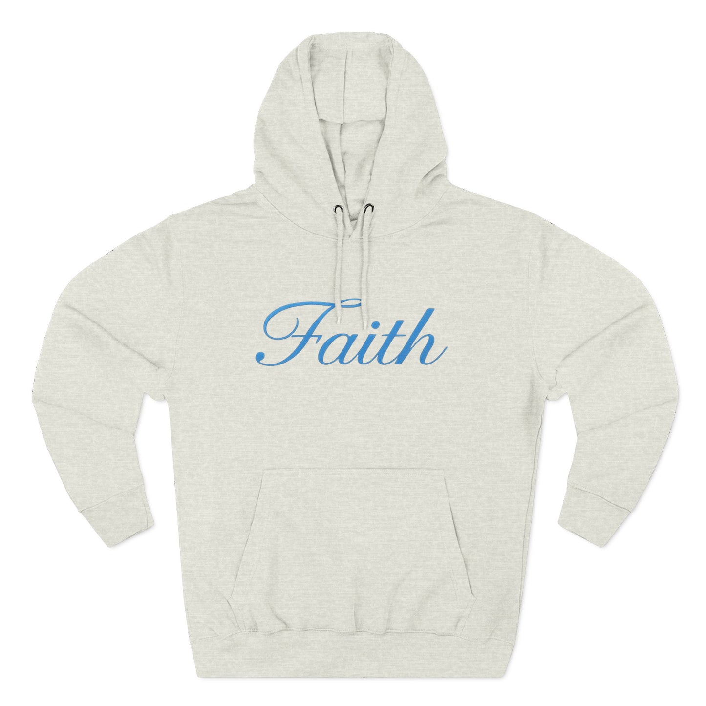 Faith Script Hoodie — Minimal Inspirational Pullover