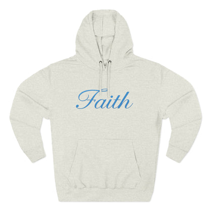 Faith Script Hoodie — Minimal Inspirational Pullover