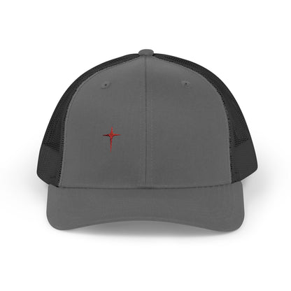 Embroidered Cardinal Star Trucker Cap