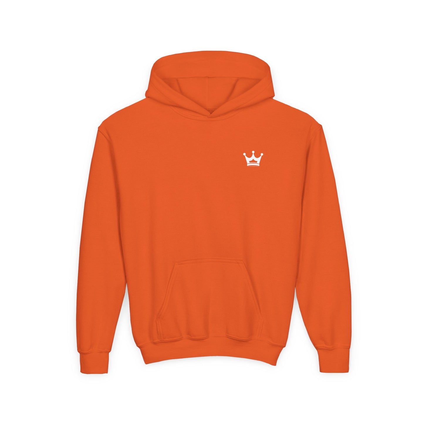 Youth Hoodie — “You Need Jesus.” Bold Back Print with Crown Accent
