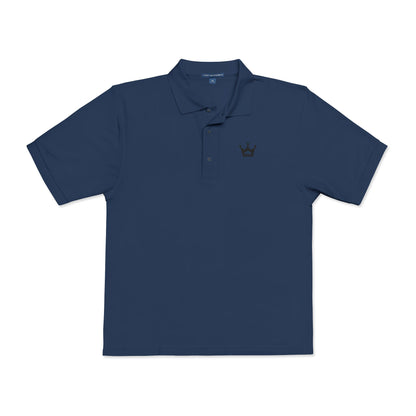 Embroidered Crown Polo Shirt — Classic Men's/Women's Short-Sleeve Golf Polo
