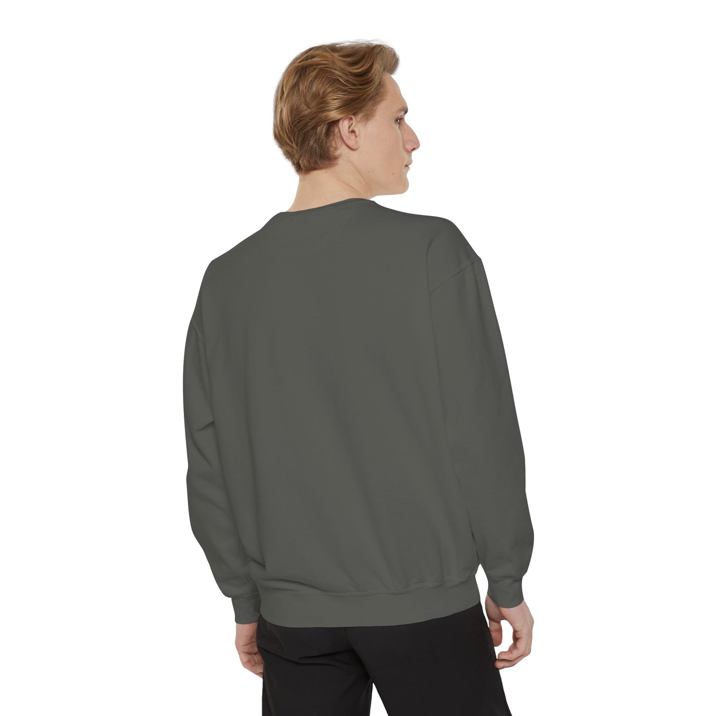 Crown Minimalist Crewneck Sweatshirt — Small Chest Crown Graphic