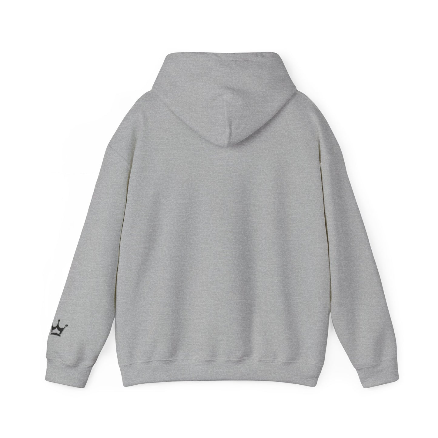 Faith Script Hoodie — Inspirational Christian Pullover with Cross Accent