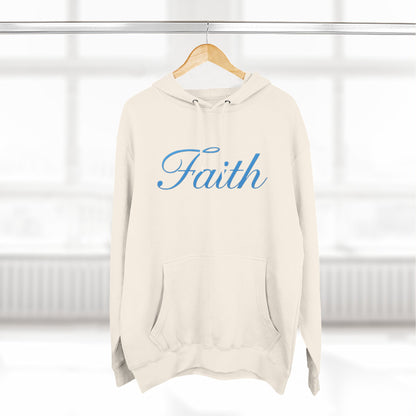 Faith Script Hoodie — Minimal Inspirational Pullover
