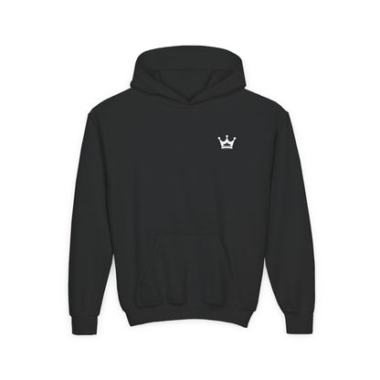 Youth Hoodie — “You Need Jesus.” Bold Back Print with Crown Accent