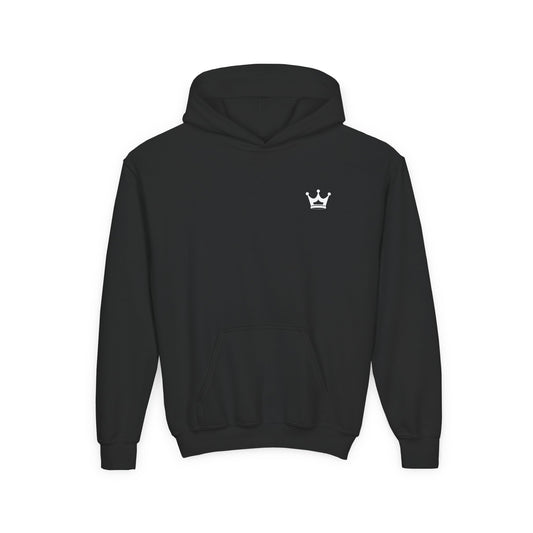 Youth Hoodie — “You Need Jesus.” Bold Back Print with Crown Accent