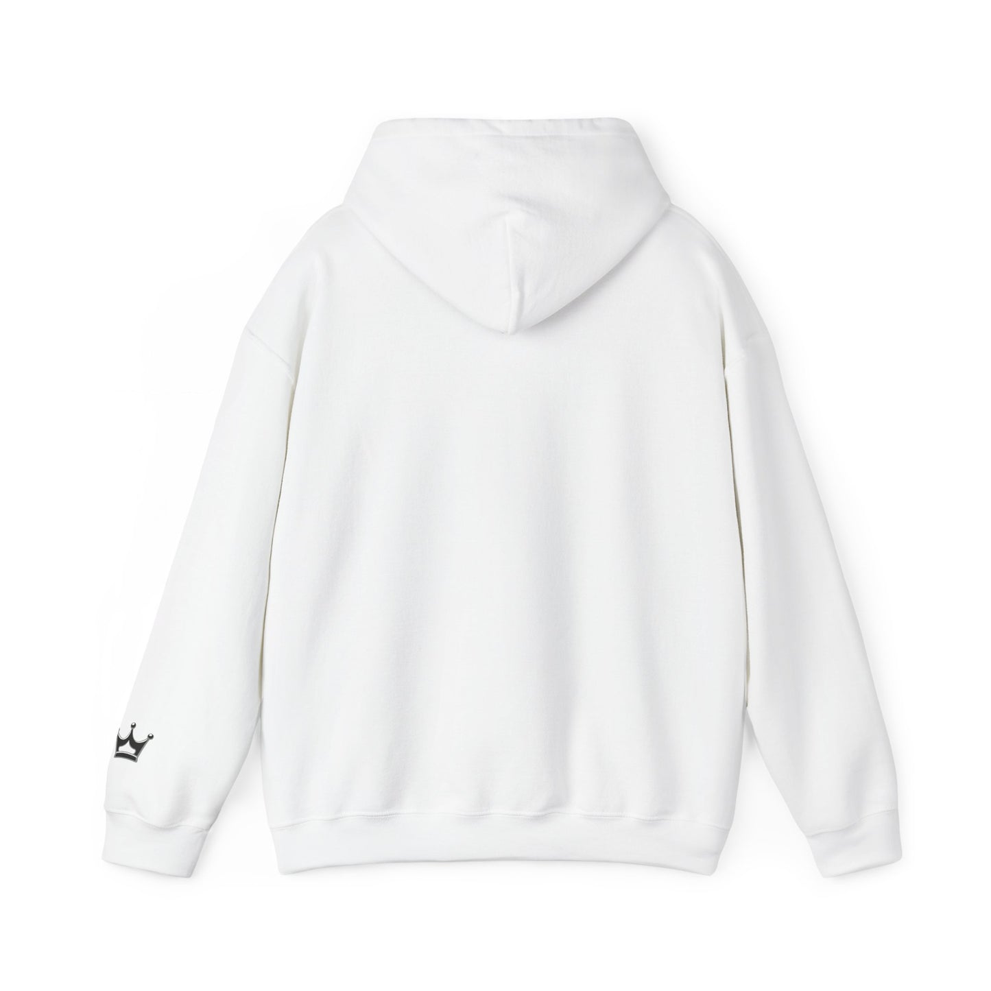 Faith Script Hoodie — Inspirational Christian Pullover with Cross Accent