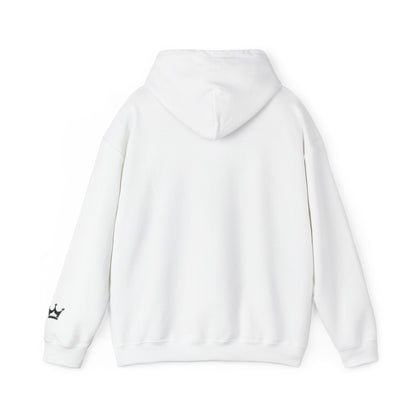 Faith Script Hoodie — Inspirational Christian Pullover with Cross Accent