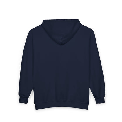 Crown Logo Zip Hoodie - Minimal Royal Emblem Full-Zip Sweatshirt