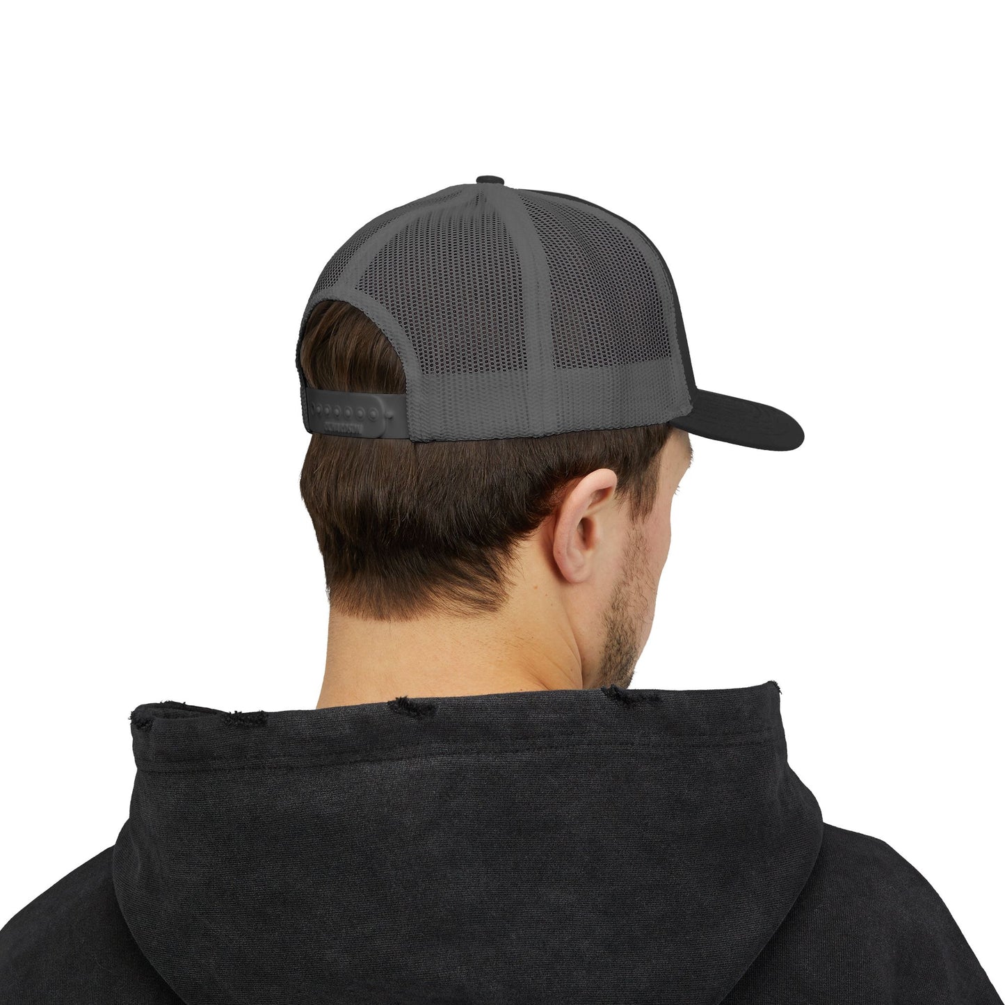 Embroidered Cardinal Star Trucker Cap