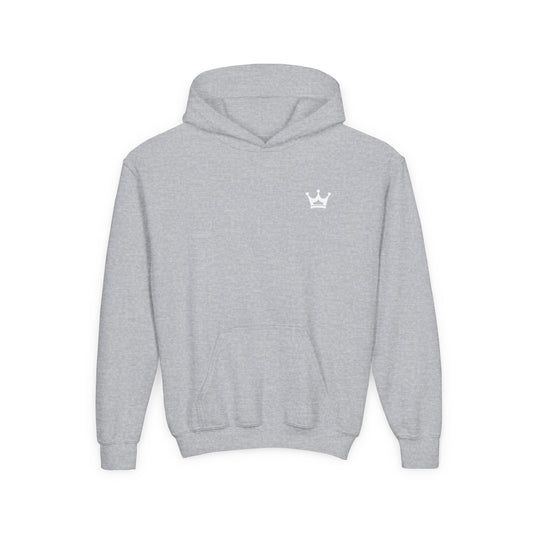 Youth Hoodie — “You Need Jesus.” Bold Back Print with Crown Accent