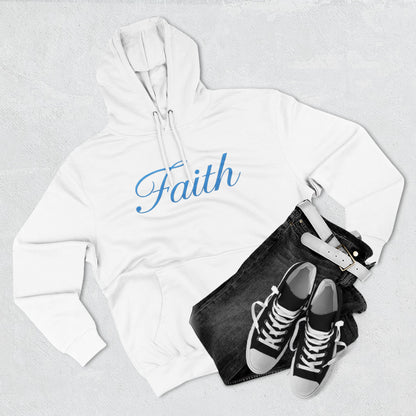 Faith Script Hoodie — Minimal Inspirational Pullover