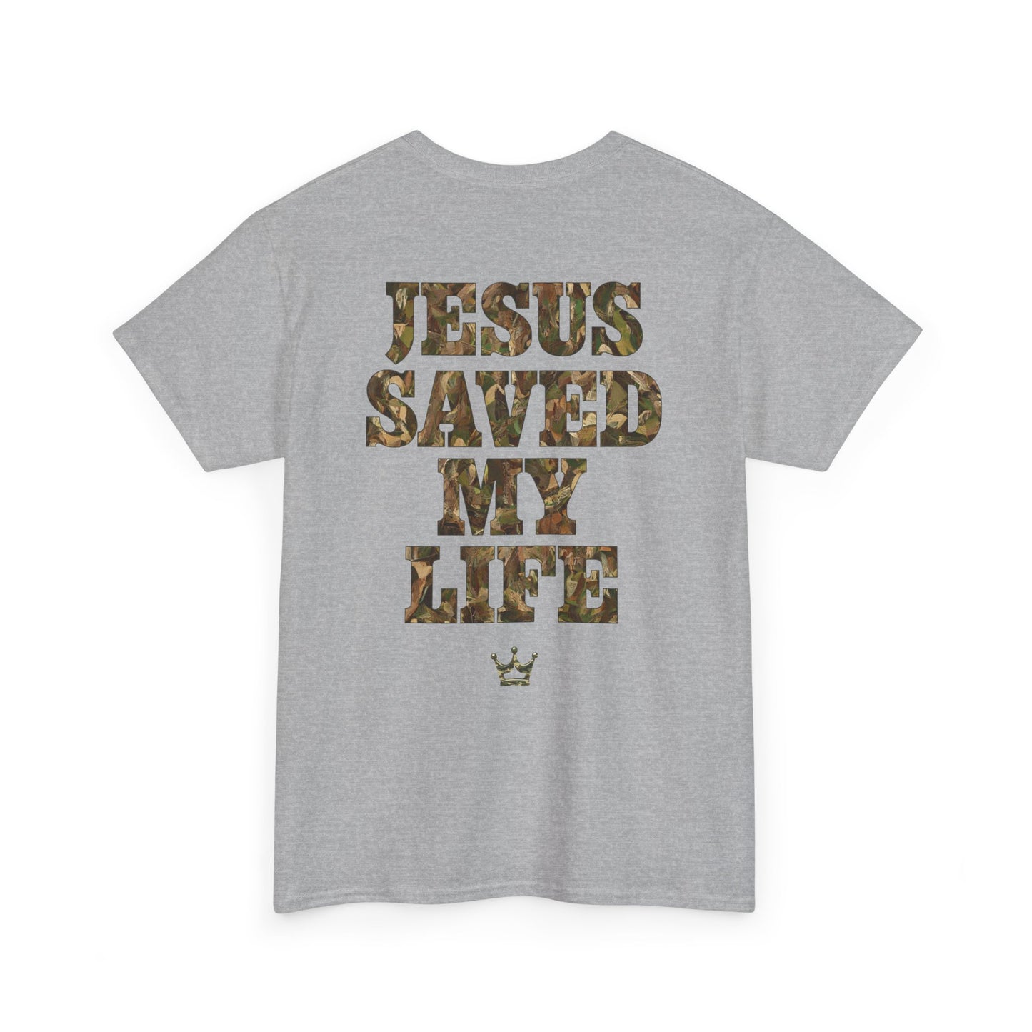 Jesus Saved My Life T-Shirt — Christian Faith Graphic Tee
