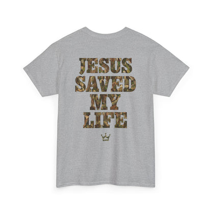 Jesus Saved My Life T-Shirt — Christian Faith Graphic Tee