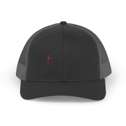 Embroidered Cardinal Star Trucker Cap