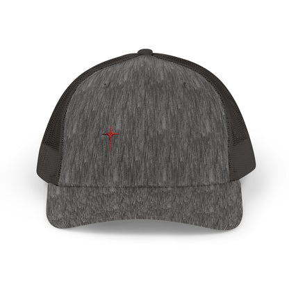 Embroidered Cardinal Star Trucker Cap