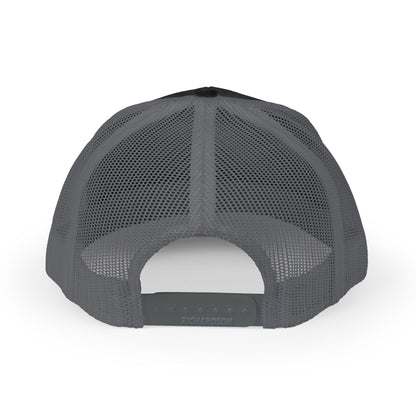 Embroidered Cross Snapback Trucker Hat