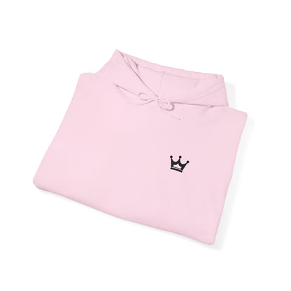 Crown Mini Embroidered Hoodie — Minimal Crown Chest Sweatshirt