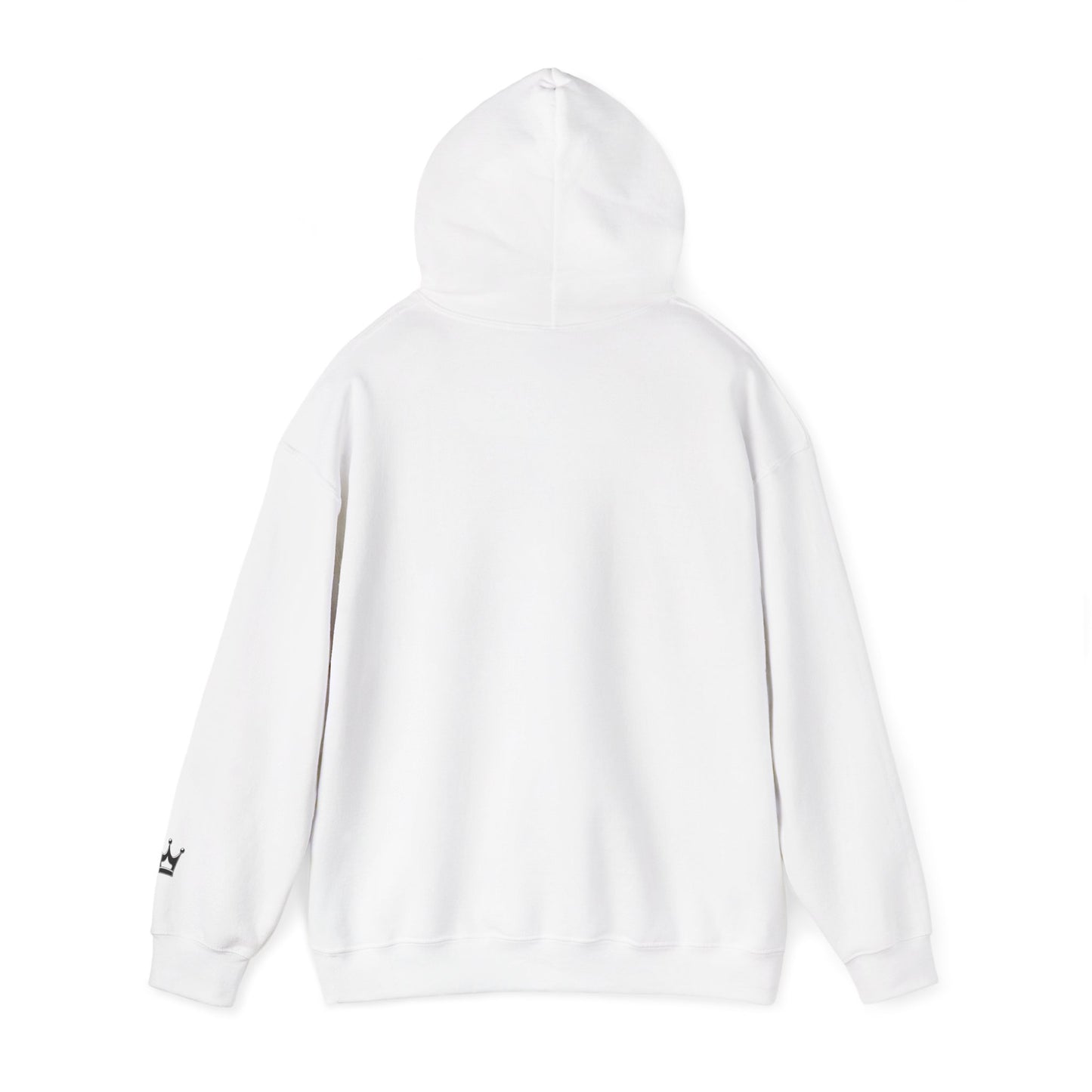 Faith Script Hoodie — Inspirational Christian Pullover with Cross Accent
