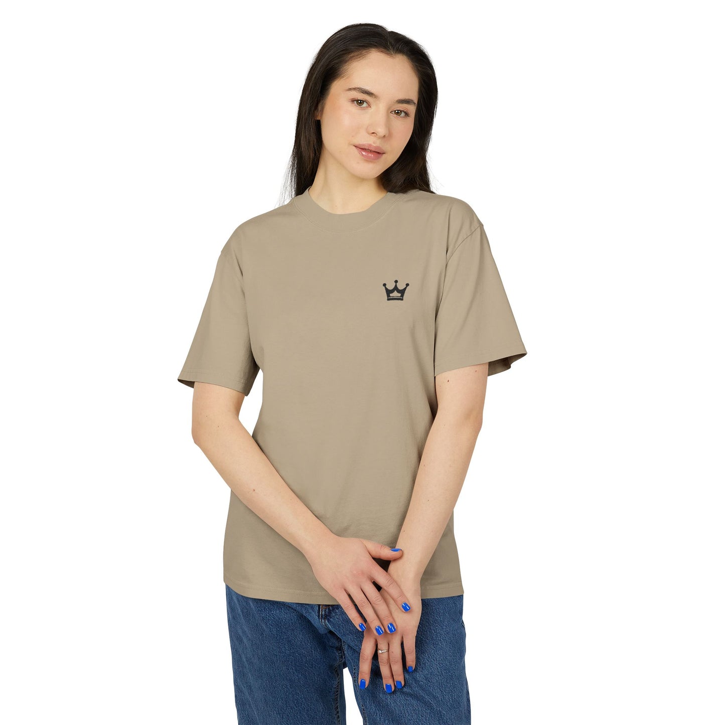 Minimal Crown T‑Shirt — Small Chest Crown Graphic Tee