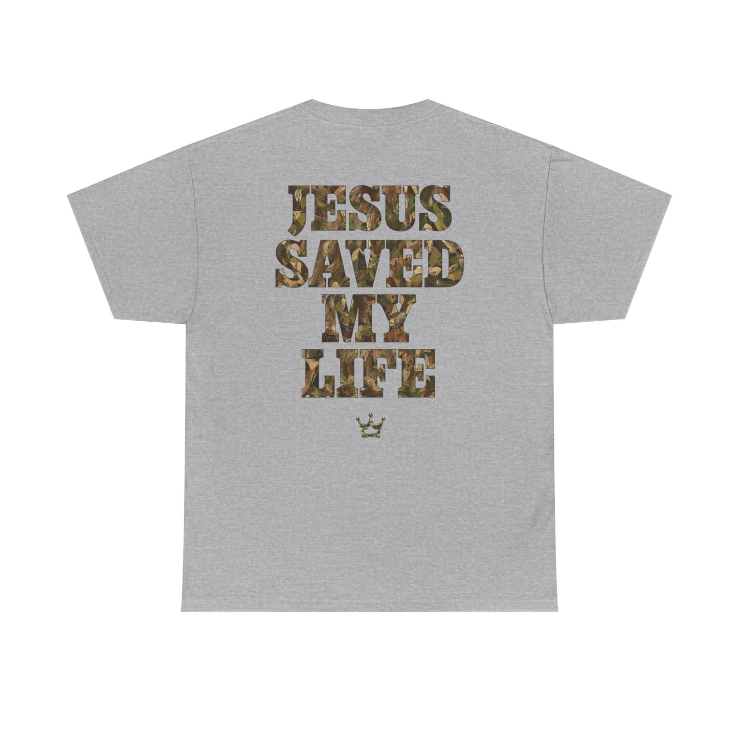 Jesus Saved My Life T-Shirt — Christian Faith Graphic Tee