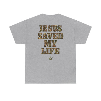 Jesus Saved My Life T-Shirt — Christian Faith Graphic Tee