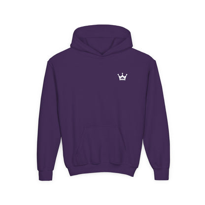 Youth Hoodie — “You Need Jesus.” Bold Back Print with Crown Accent