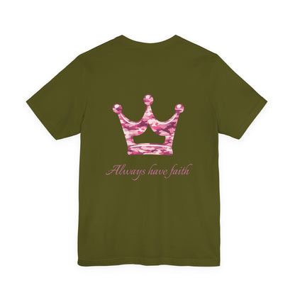 Faith Vintage Bible Scene Tee — "Be strong like men" Christian Scripture T‑Shirt.