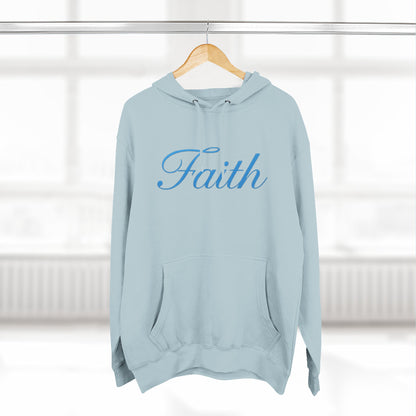 Faith Script Hoodie — Minimal Inspirational Pullover