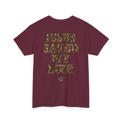 Jesus Saved My Life T-Shirt — Christian Faith Graphic Tee