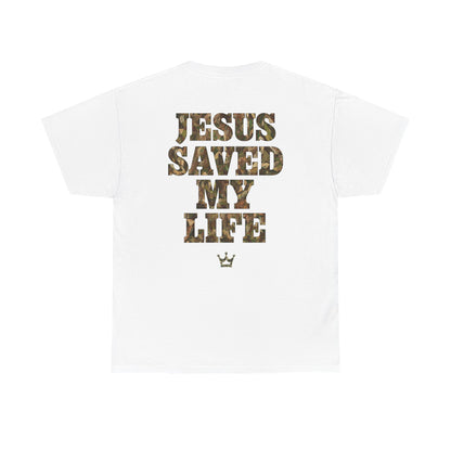 Jesus Saved My Life T-Shirt — Christian Faith Graphic Tee
