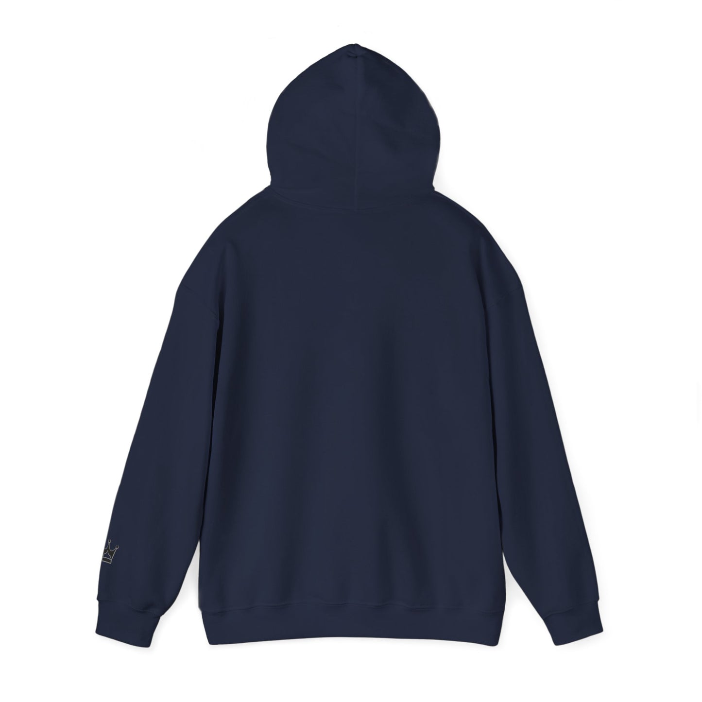 Faith Script Hoodie — Inspirational Christian Pullover with Cross Accent